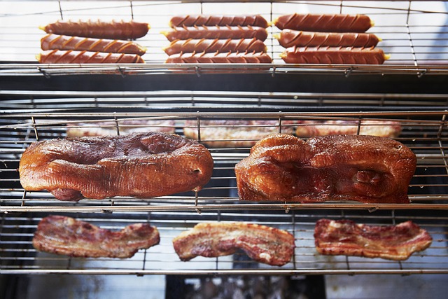 organic Irish pork loin belly shoulder cuts packaged and labelled